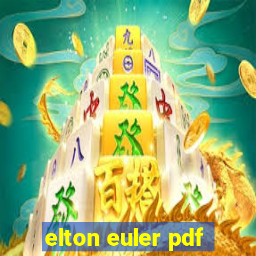 elton euler pdf